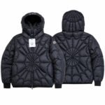 Moncler Violier x Spiderman Spiderweb Quilted Down Jacket｜Iconic Web Puffer