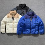 Polo Ralph Lauren Color‑Block Puffer Jacket｜Men Stand Collar Winter Coat